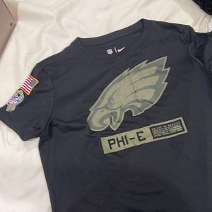 Philadelphia Eagles salute to service Nike Dri fit tee - womens